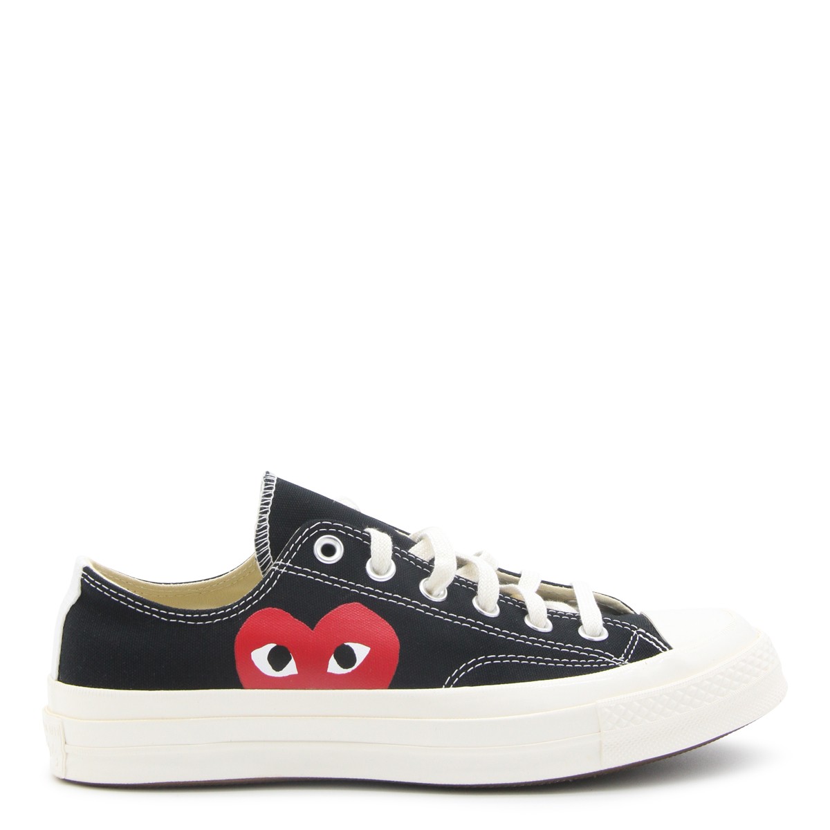 BLACK COTTON ALL STAR SNEAKERS