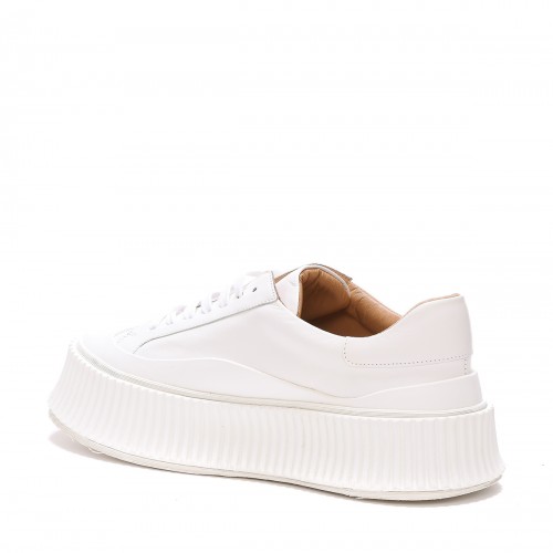 WHITE LEATHER SNEAKERS