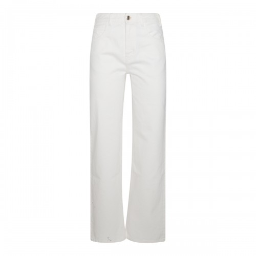 WHITE COTTON PANTS