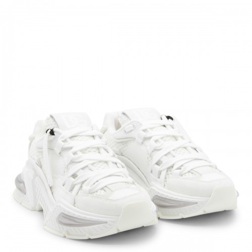 WHITE LEATHER AIRMASTER SNEAKERS