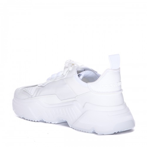WHITE LEATHER DAYMASTER SNEAKERS