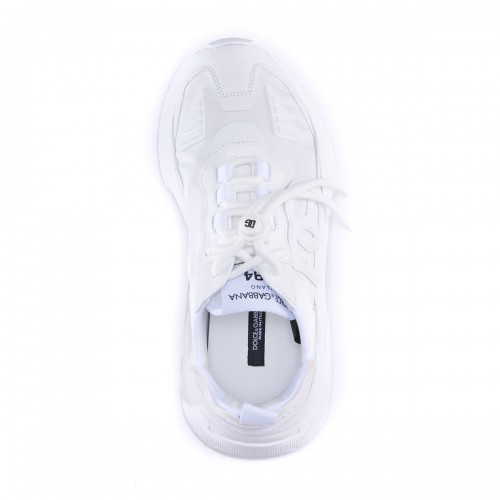 WHITE LEATHER DAYMASTER SNEAKERS