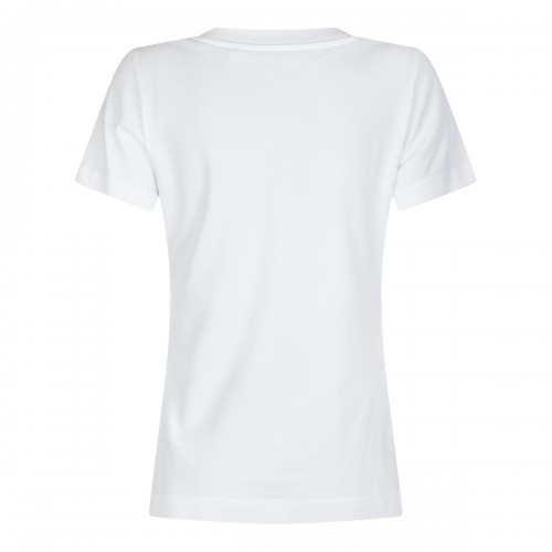 WHITE COTTON T-SHIRT