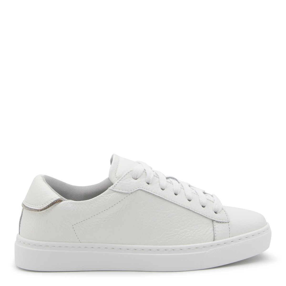 WHITE LEATHER DALILA SNEAKERS