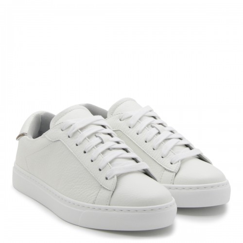 WHITE LEATHER DALILA SNEAKERS