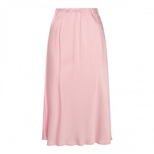 LIGHT PINK VISCOSE SKIRT