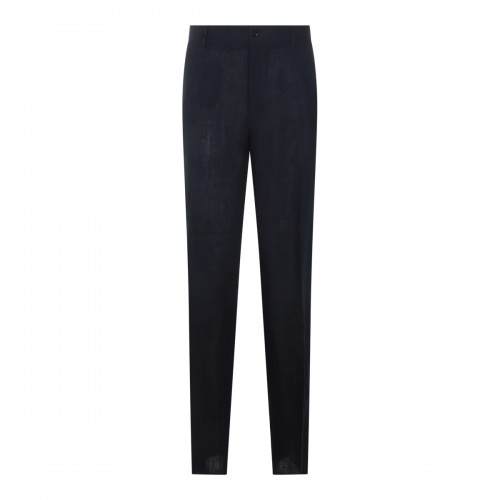 NAVY BLUE LINEN TROUSERS