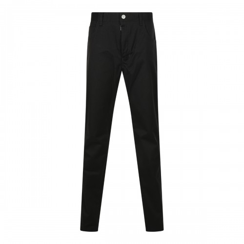 Maison Margiela – Black Cotton Stretch Pants 33