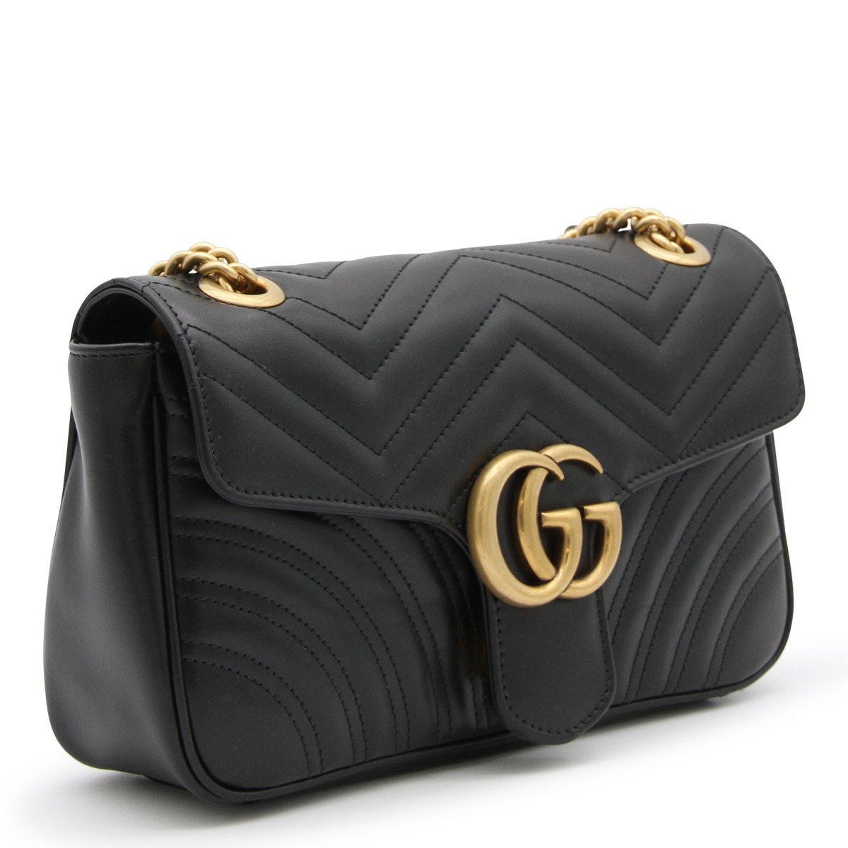 Gucci marmont 2.0 hot sale leather shoulder bag