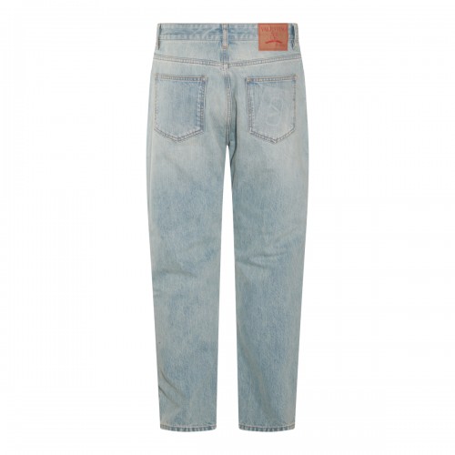 LIGHT BLUE COTTON JEANS 2
