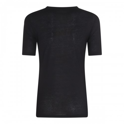 BLACK COTTON T-SHIRT 2