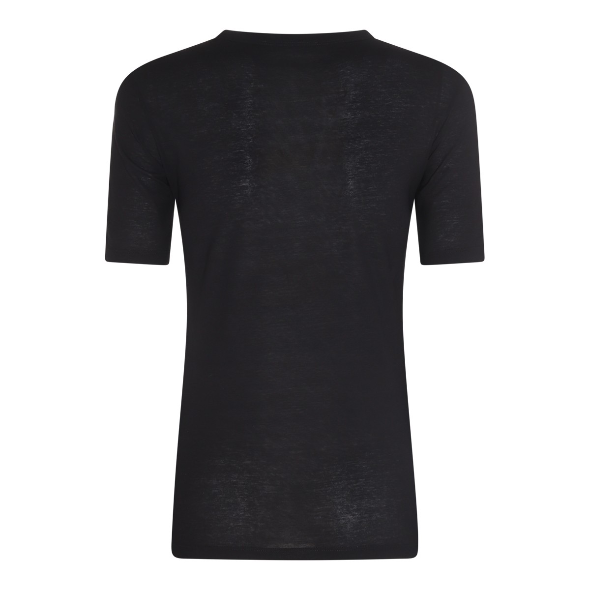 BLACK COTTON T-SHIRT