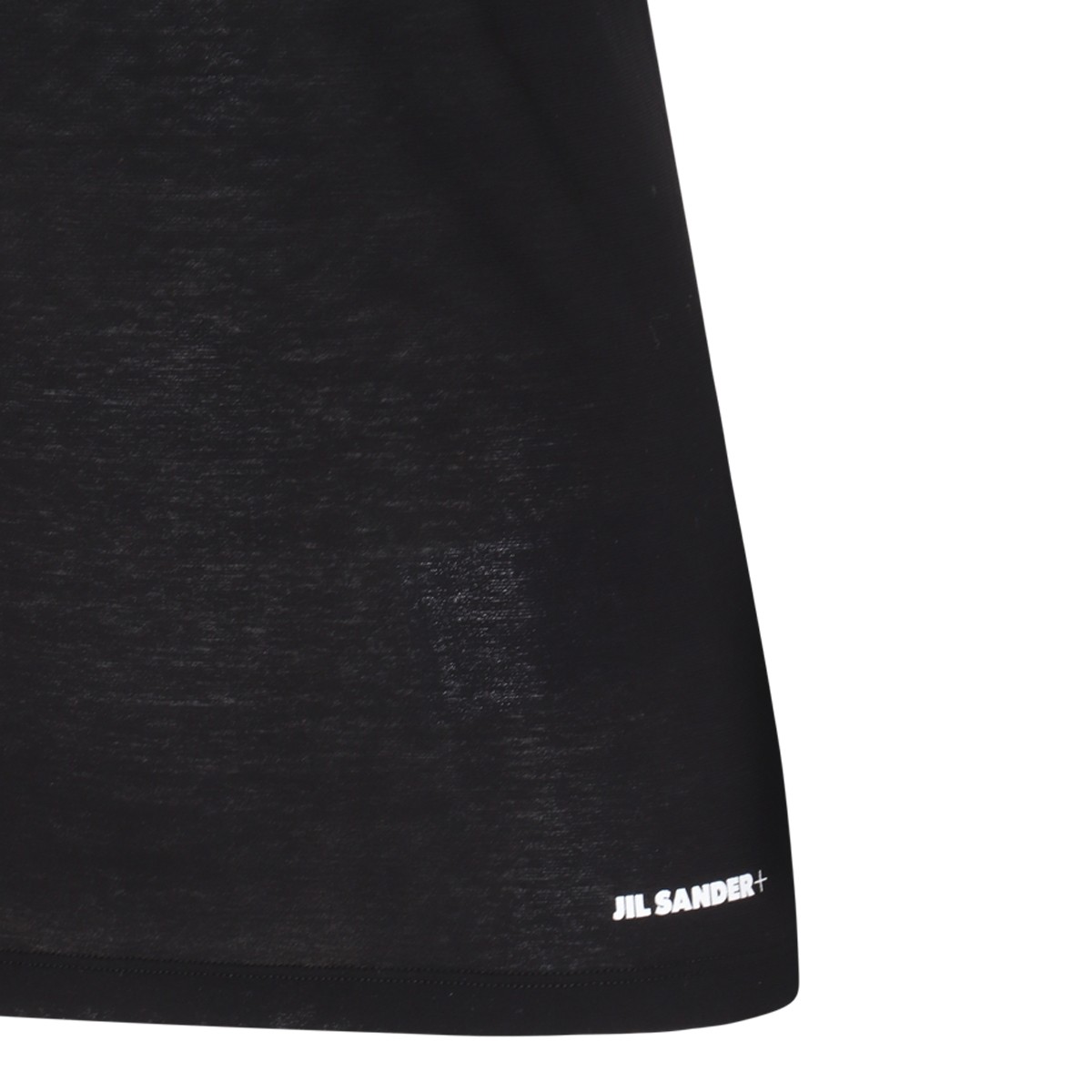 BLACK COTTON T-SHIRT