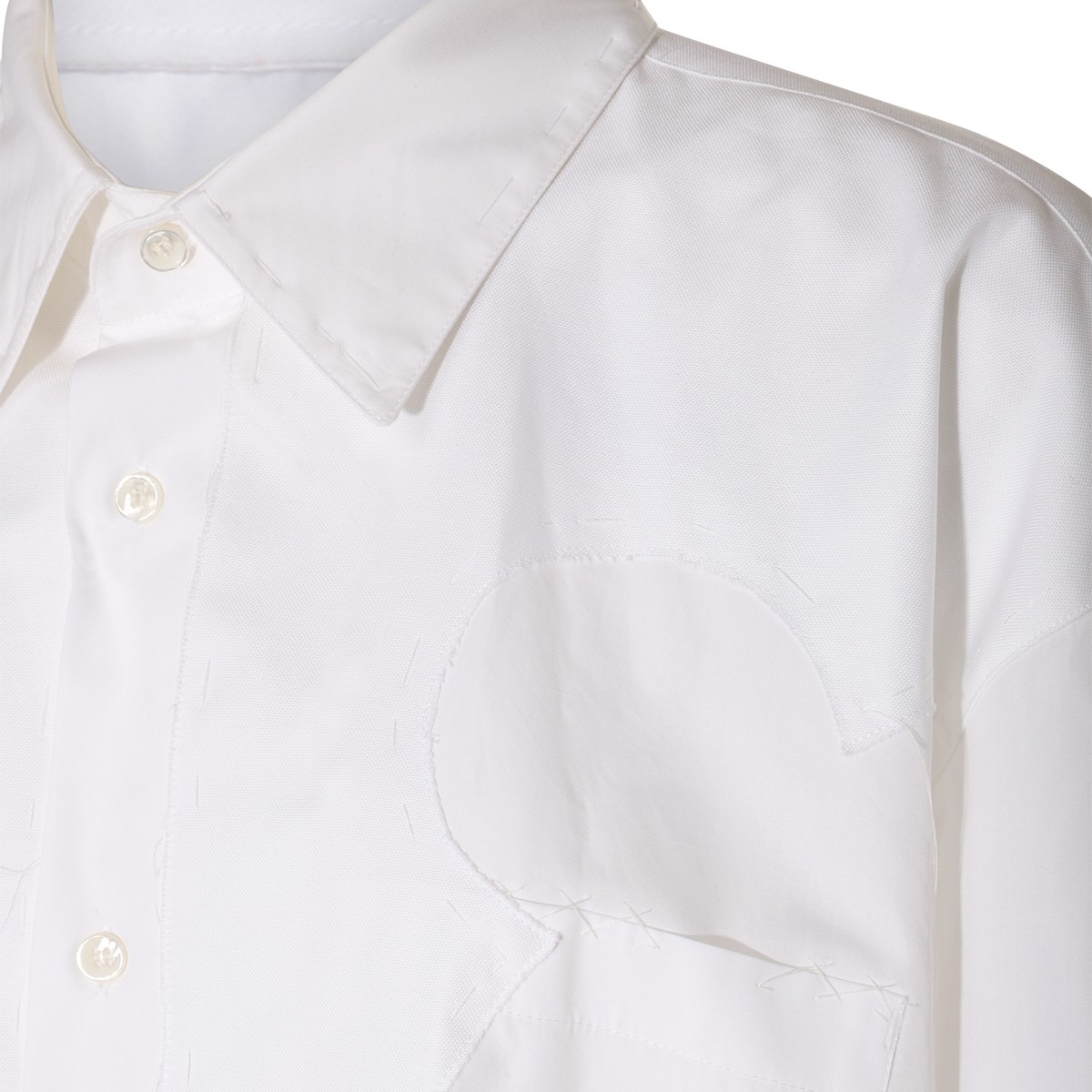 WHITE COTTON SHIRTDRESS WHITE COTTON SHIRTDRESS