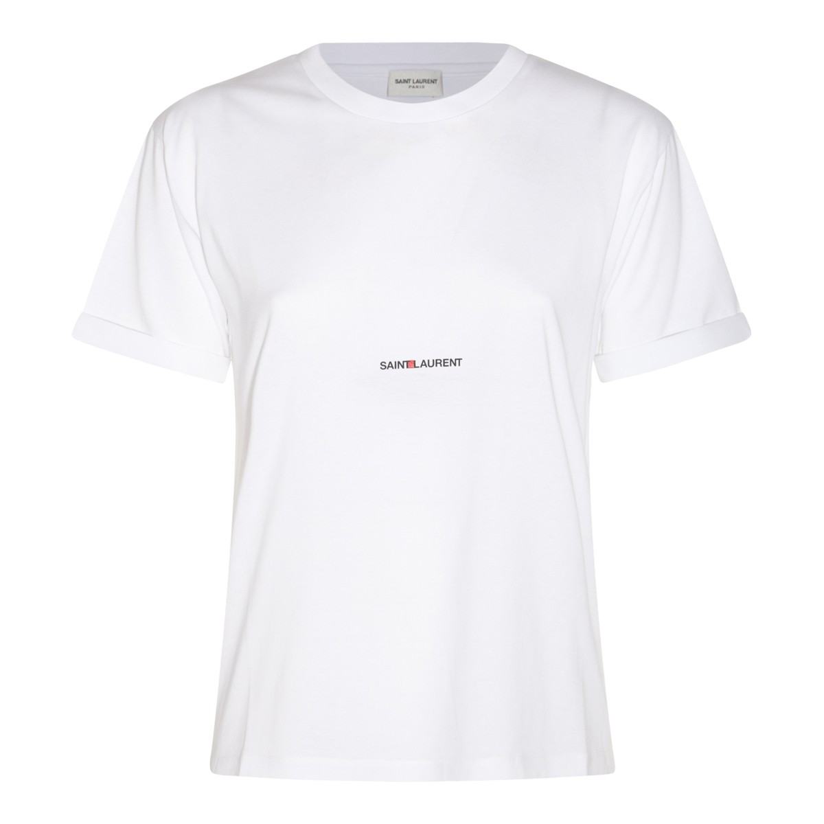 WHITE COTTON BOYFRIEND T-SHIRT