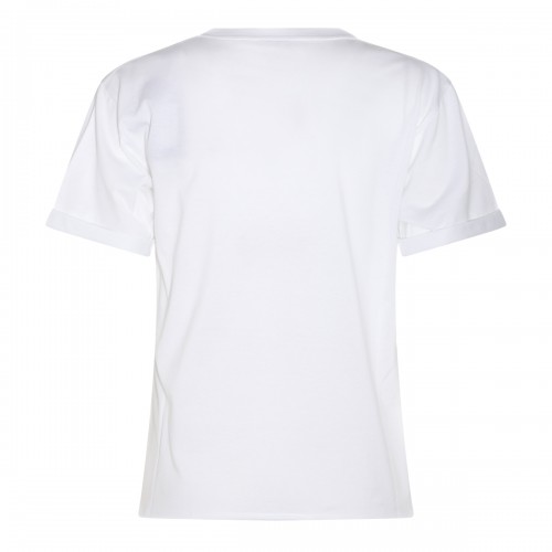 WHITE COTTON BOYFRIEND T-SHIRT