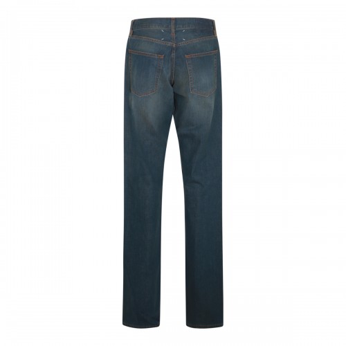 DARK BLUE COTTON JEANS 2