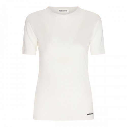 WHITE COTTON T-SHIRT