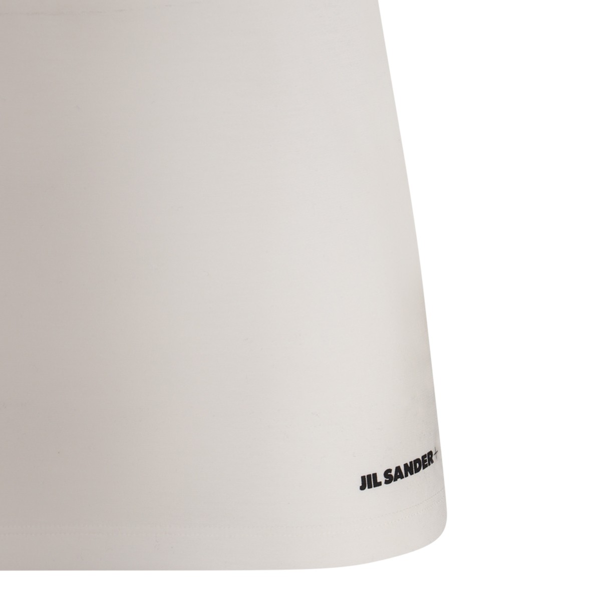 WHITE COTTON T-SHIRT