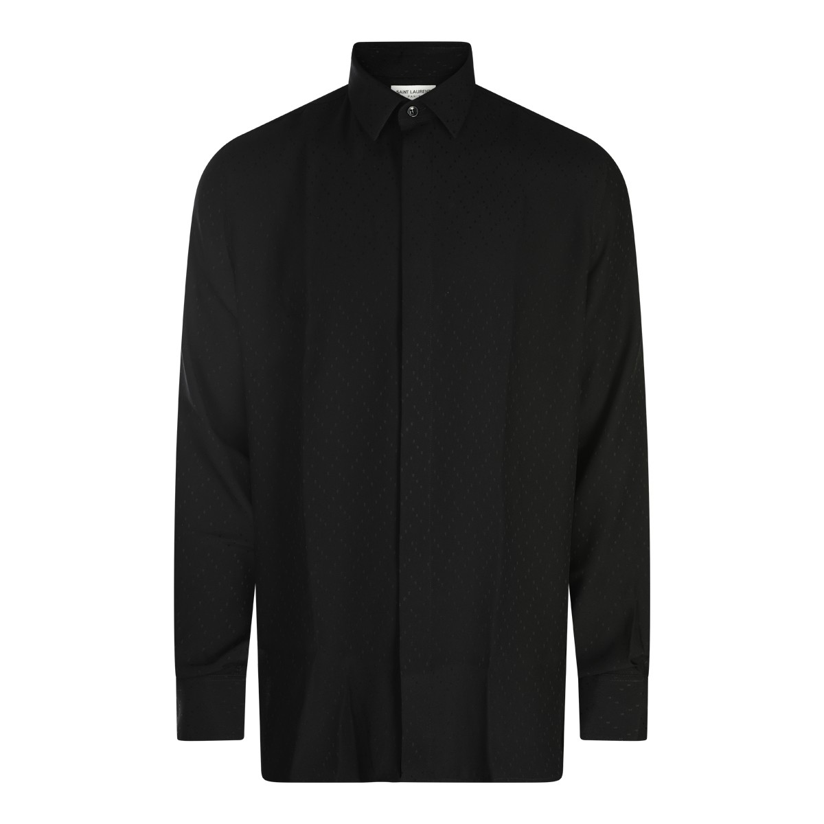 BLACK SILK SHIRT