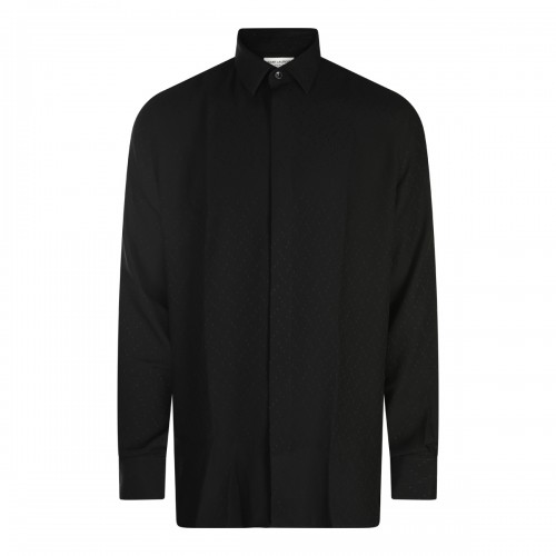 BLACK SILK SHIRT