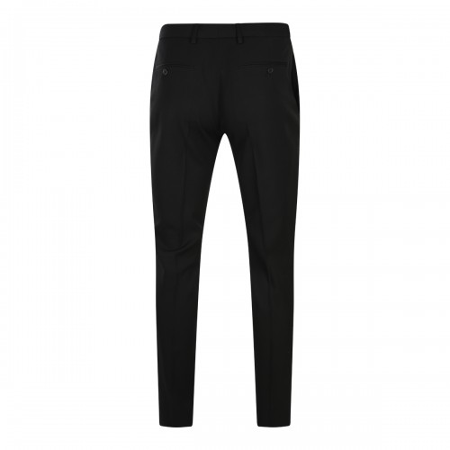 BLACK WOOL TROUSERS 2