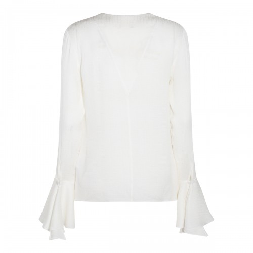WHITE SILK TOP 2