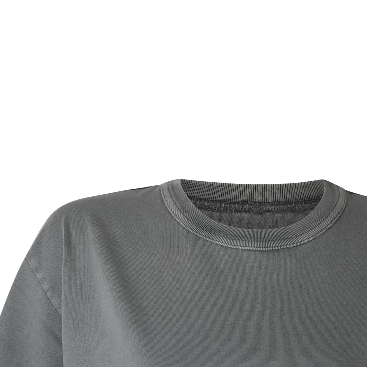 GREY COTTON T-SHIRT