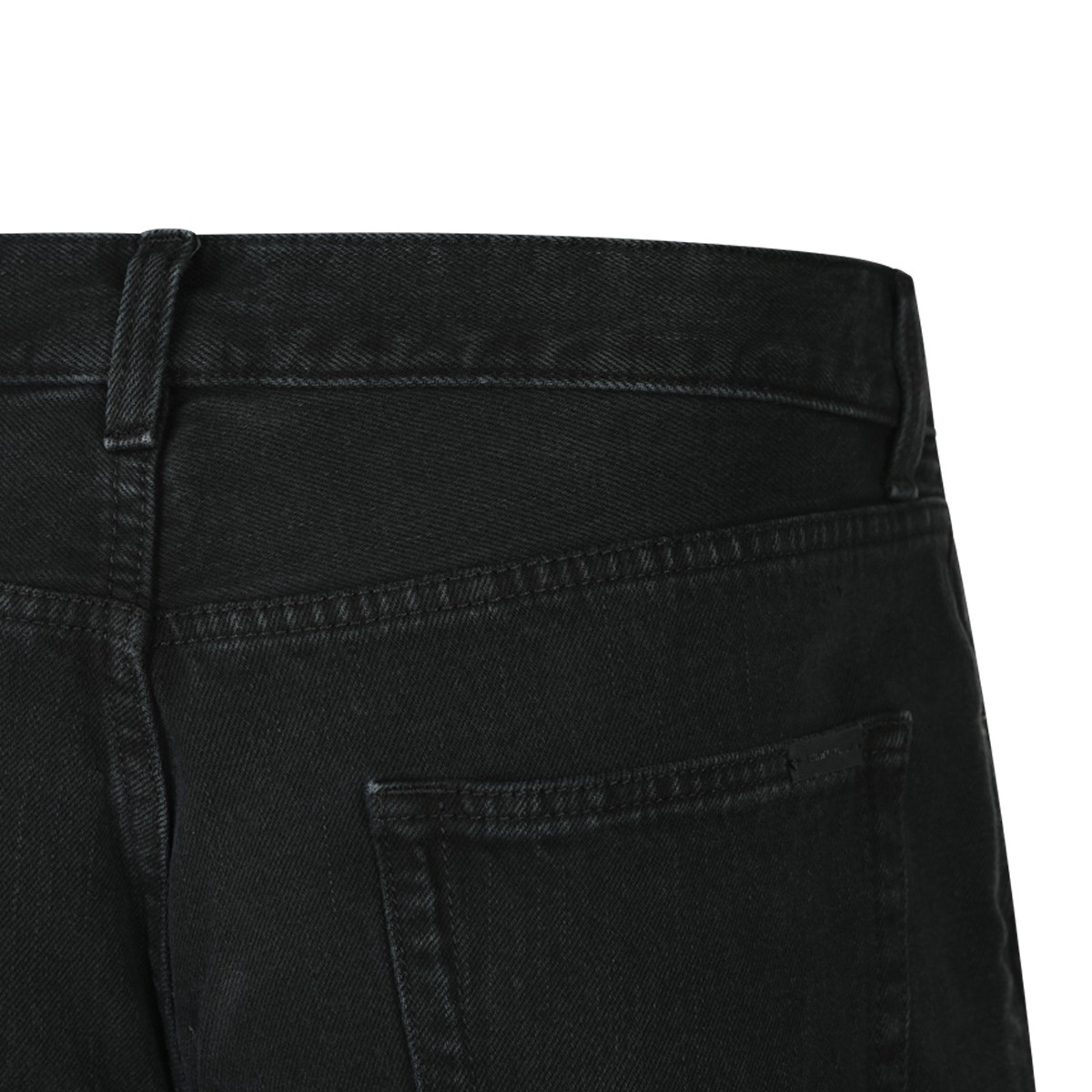 BLACK COTTON DENIM JEANS