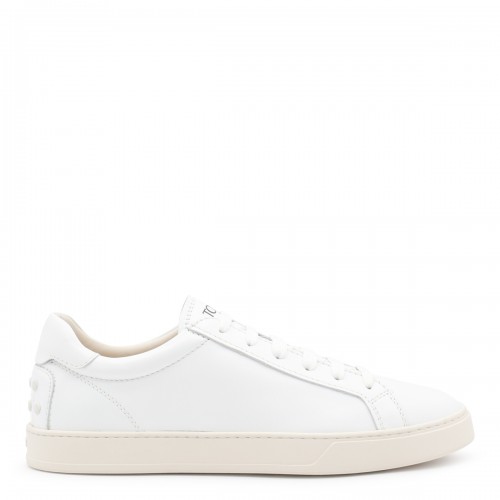 WHITE LEATHER SNEAKERS 