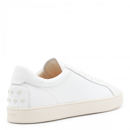 WHITE LEATHER SNEAKERS 