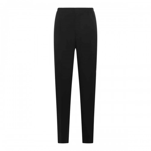BLACK WOOL PANTS