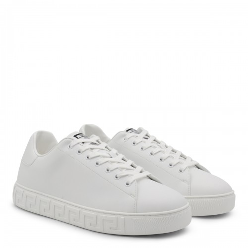 WHITE LEATHER SNEAKERS