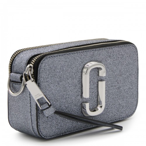SILVER LEATHER THE SNAPSHOT CROSSBODY BAG