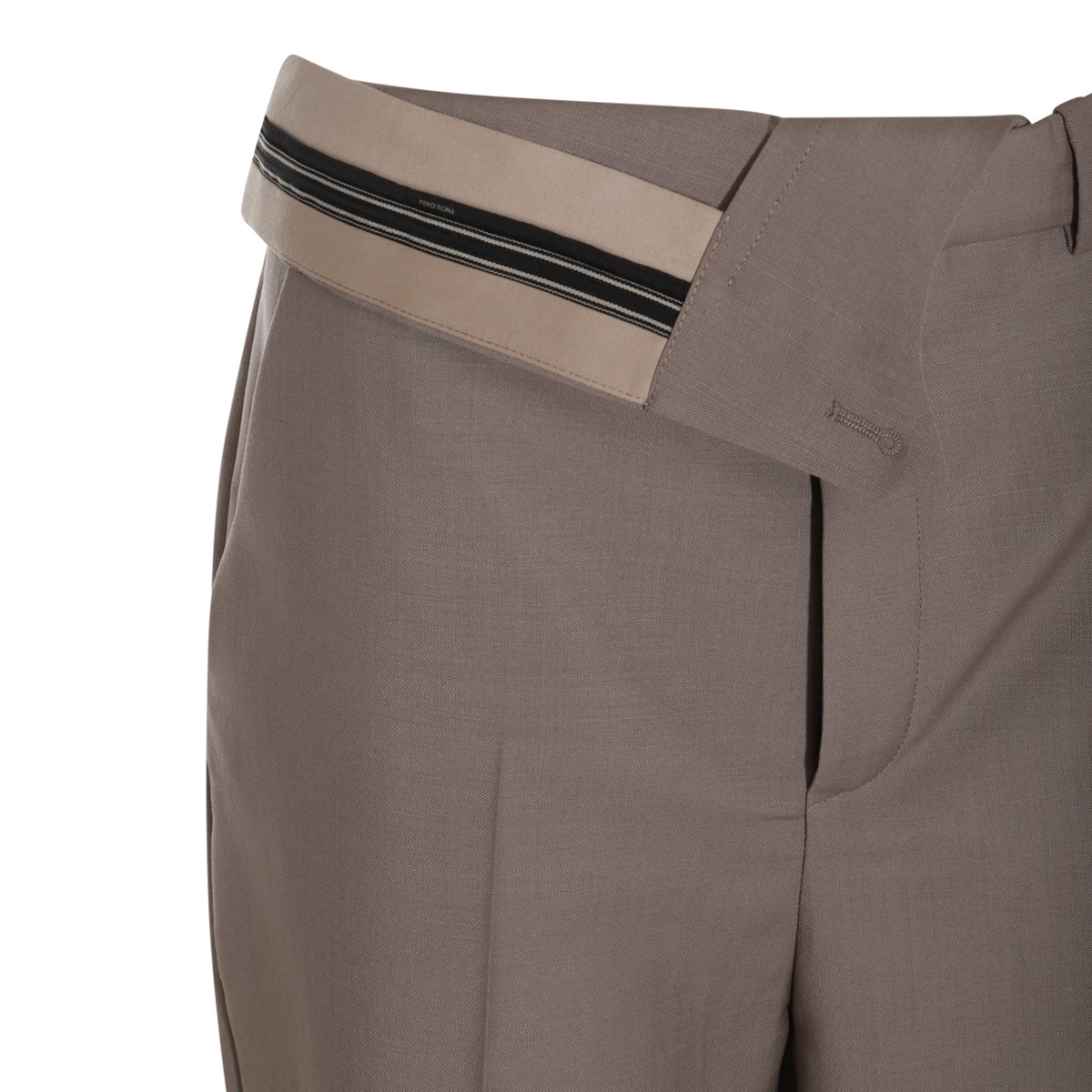 LIGHT BROWN WOOL PANTS LIGHT BROWN WOOL PANTS