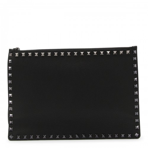 BLACK LEATHER POUCHES