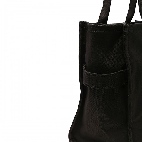 BLACK AND WHITE CANVAS TOTE BAG