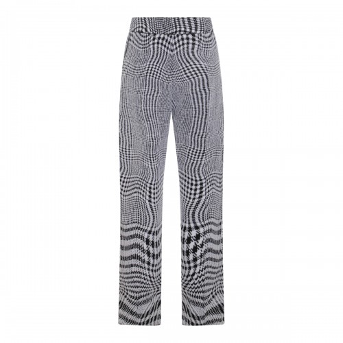 WHITE AND BLACK WOOL PANTS 2
