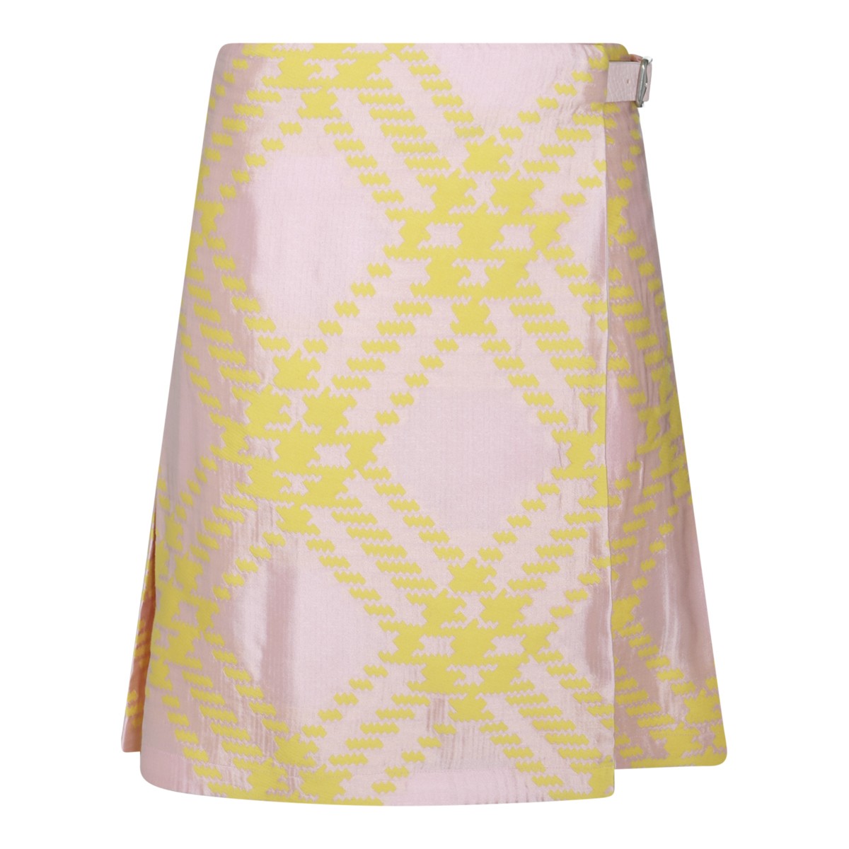 PINK AND YELLOW COTTON SKIRT