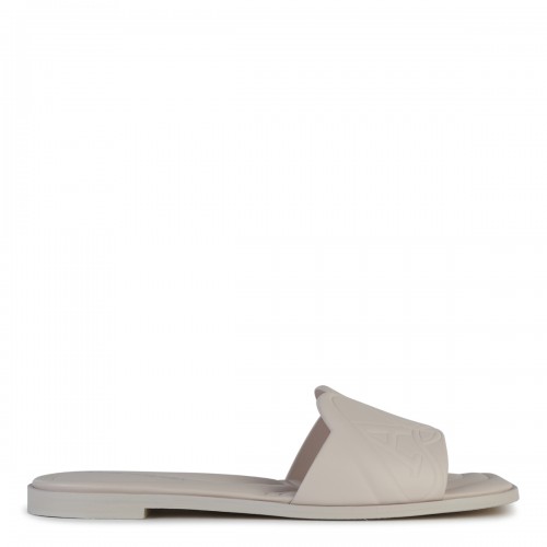 CLAY LEATHER FLATS