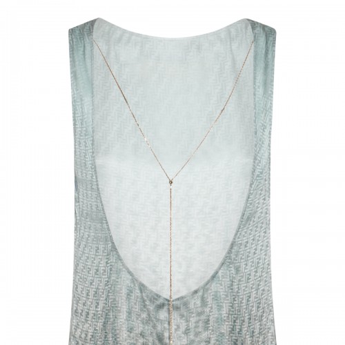 PALE BLUE SILK DRESS 2