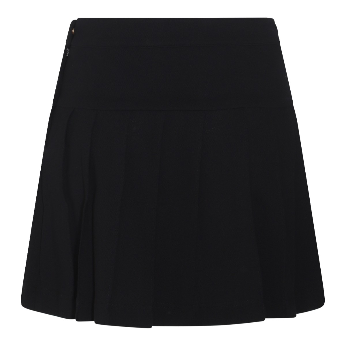 BLACK COTTON SKIRT