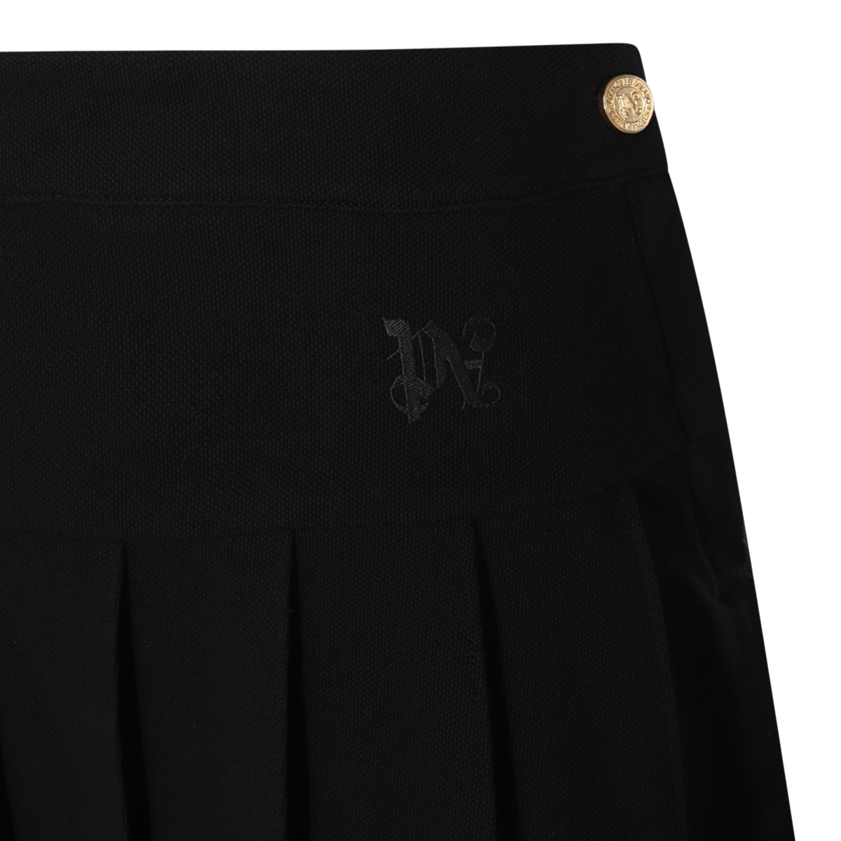 BLACK COTTON SKIRT