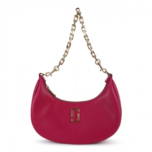 PINK LEATHER THE CURVE BAG