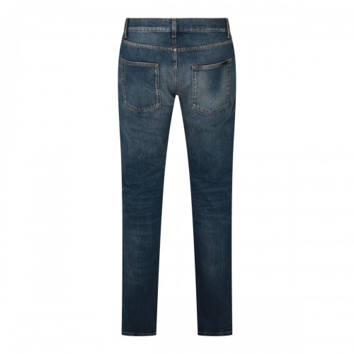 BLUE COTTON DENIM JEANS 2