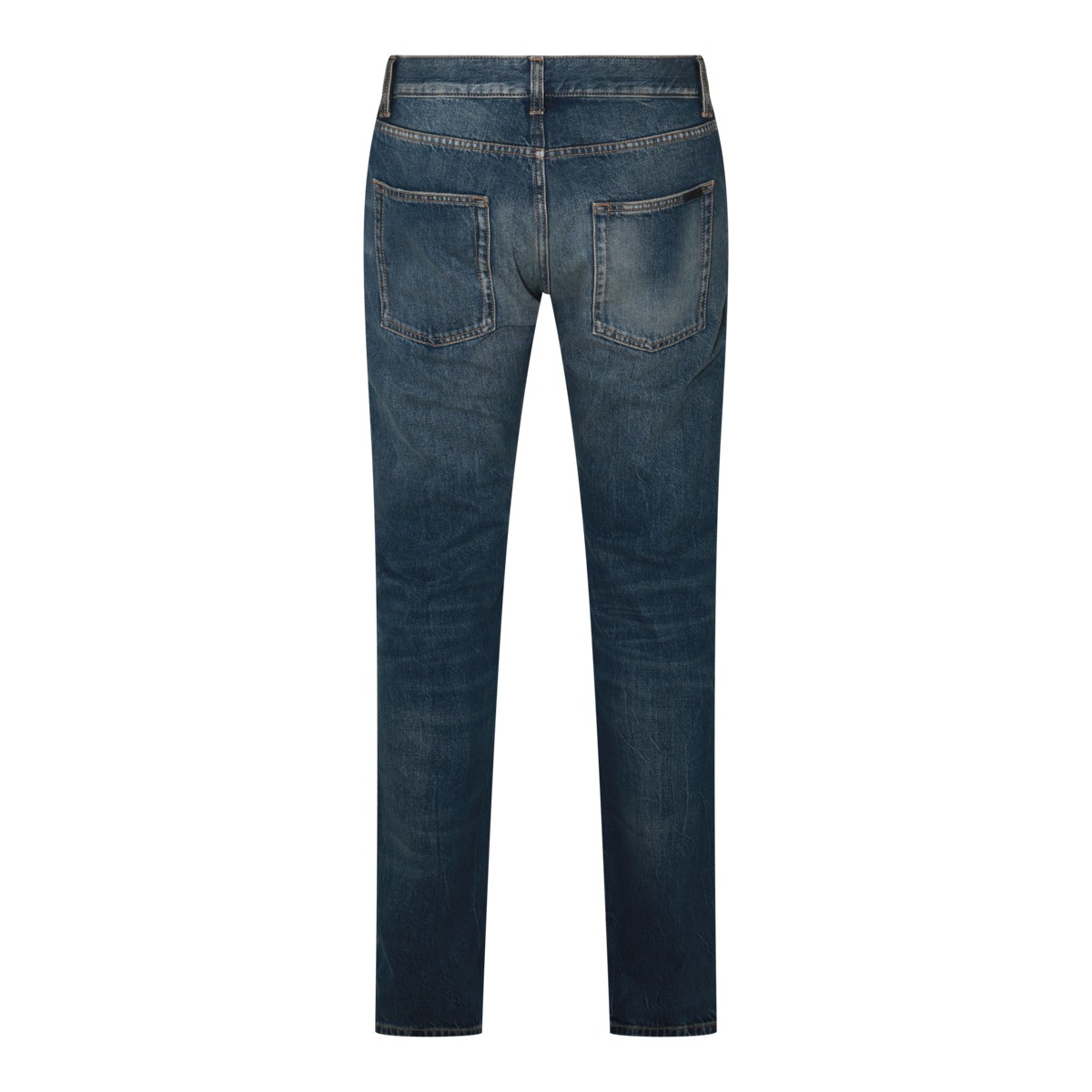 BLUE COTTON DENIM JEANS BLUE COTTON DENIM JEANS