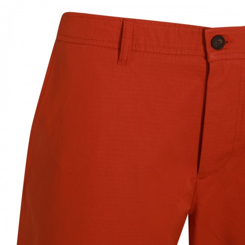 RED COTTON SHORTS