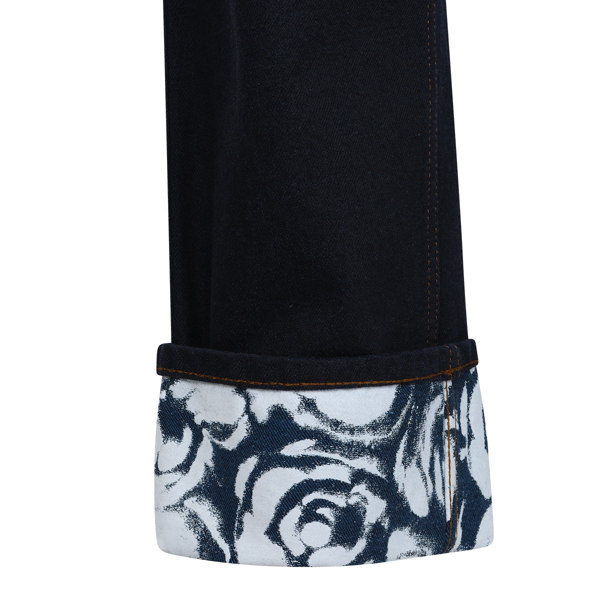 DARK BLUE COTTON DENIM JEANS