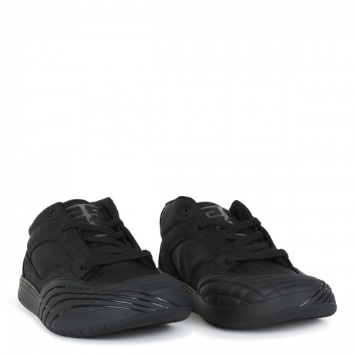 BLACK LEATHER SNEAKERS 2