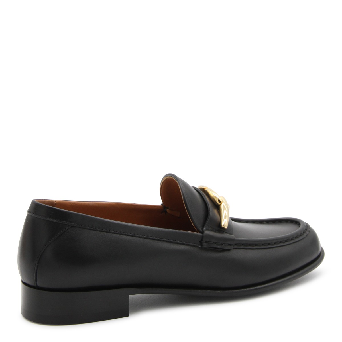 BLACK LEATHER LOAFERS BLACK LEATHER LOAFERS
